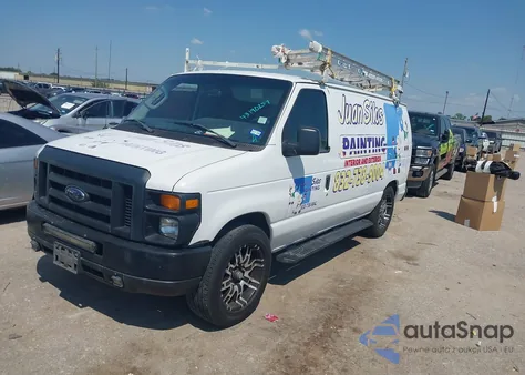 2012 Ford E-150 Commercial z USA, uszkodzony, nr VIN 1FTNE1EW5CDB11019